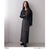 ハイウエストフレアラップスカート【セットアップ可】 韓国 夢展望 | 夢展望 | 詳細画像10