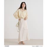 ハイウエストフレアラップスカート【セットアップ可】 韓国 夢展望 | 夢展望 | 詳細画像14