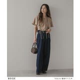 フレア袖レースアップトップス【セットアップ可】 韓国 夢展望 | 夢展望 | 詳細画像7