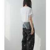 チュールレイヤード箔プリントTシャツ 韓国 夢展望 | 夢展望 | 詳細画像18