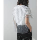 チュールレイヤード箔プリントTシャツ 韓国 夢展望 | 夢展望 | 詳細画像23