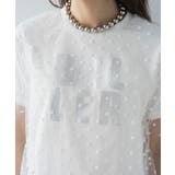 チュールレイヤード箔プリントTシャツ 韓国 夢展望 | 夢展望 | 詳細画像28