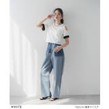 カットオフバイカラースリーブTシャツ 韓国 夢展望 | 夢展望 | 詳細画像3