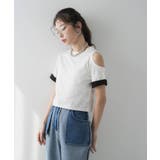 カットオフバイカラースリーブTシャツ 韓国 夢展望 | 夢展望 | 詳細画像4