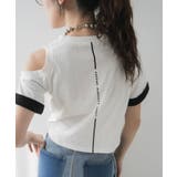 カットオフバイカラースリーブTシャツ 韓国 夢展望 | 夢展望 | 詳細画像7