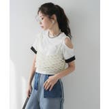 カットオフバイカラースリーブTシャツ 韓国 夢展望 | 夢展望 | 詳細画像9
