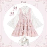 フリルたっぷりはしごレースリボンジャンスカ 量産型 地雷系 夢展望 | DearMyLove | 詳細画像2