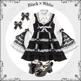 フリルたっぷりはしごレースリボンジャンスカ 量産型 地雷系 夢展望 | DearMyLove | 詳細画像4