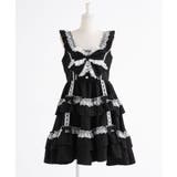 フリルたっぷりはしごレースリボンジャンスカ 量産型 地雷系 夢展望 | DearMyLove | 詳細画像7