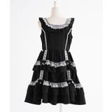 フリルたっぷりはしごレースリボンジャンスカ 量産型 地雷系 夢展望 | DearMyLove | 詳細画像21