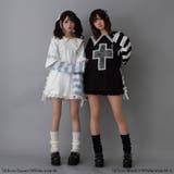 十字架スタッズストライプワンピース 量産型 地雷系 夢展望 | DearMyLove | 詳細画像4
