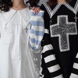 十字架スタッズストライプワンピース 量産型 地雷系 夢展望 | DearMyLove | 詳細画像7