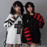 十字架スタッズストライプワンピース 量産型 地雷系 夢展望 | DearMyLove | 詳細画像9