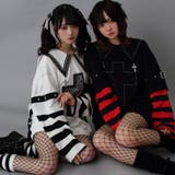 十字架スタッズストライプワンピース 量産型 地雷系 夢展望 | DearMyLove | 詳細画像10