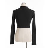 選べるタイプハイネッククロップド丈長袖カットソートップス 韓国 夢展望 | 夢展望 | 詳細画像22