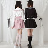 リボンレースタックプリーツスカート 量産型 地雷系 夢展望 | DearMyLove | 詳細画像5