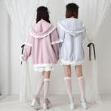 ジャージフリルパーカーワンピース 量産型 地雷系 夢展望 | DearMyLove | 詳細画像4