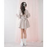 バックプリーツショートトレンチコート 量産型 地雷系 夢展望 | DearMyLove | 詳細画像7 