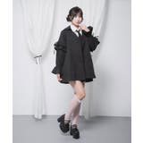 バックプリーツショートトレンチコート 量産型 地雷系 夢展望 | DearMyLove | 詳細画像15 