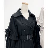 バックプリーツショートトレンチコート 量産型 地雷系 夢展望 | DearMyLove | 詳細画像24 