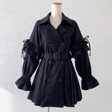 バックプリーツショートトレンチコート 量産型 地雷系 夢展望 | DearMyLove | 詳細画像27 