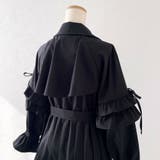 バックプリーツショートトレンチコート 量産型 地雷系 夢展望 | DearMyLove | 詳細画像35 