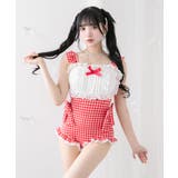 ハートレースフリルヨークメイドさん水着 量産型 地雷系 夢展望 | DearMyLove | 詳細画像13 