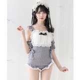 ハートレースフリルヨークメイドさん水着 量産型 地雷系 夢展望 | DearMyLove | 詳細画像19 