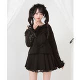 ワンショルダーハートレースフリルTシャツ 量産型 地雷系 夢展望 | DearMyLove | 詳細画像4