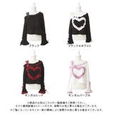 ワンショルダーハートレースフリルTシャツ 量産型 地雷系 夢展望 | DearMyLove | 詳細画像21