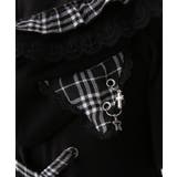 猫耳チェックフリルクモレースパンクショートトップス 量産型 地雷系 夢展望 | DearMyLove | 詳細画像33 