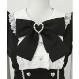 ドッキング風フリルハートリボンワンピース 量産型 地雷系 夢展望 | DearMyLove | 詳細画像33 