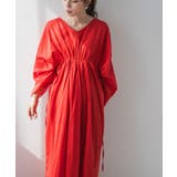 前後2wayドロストシャーリングロングワンピース 韓国 夢展望 | 夢展望 | 詳細画像6 