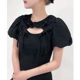 オープンリボンドロストシャーリングワンピース 量産型 地雷系 夢展望 RS | 夢展望 | 詳細画像6 