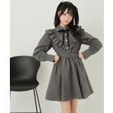 ビジュー襟フリルギャザーシャツワンピース 量産型 地雷系 夢展望 | DearMyLove | 詳細画像11 