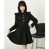 ビジュー襟フリルギャザーシャツワンピース 量産型 地雷系 夢展望 | DearMyLove | 詳細画像16 