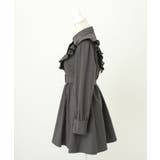 ビジュー襟フリルギャザーシャツワンピース 量産型 地雷系 夢展望 | DearMyLove | 詳細画像33 