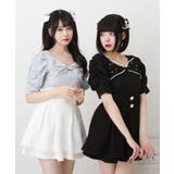 パールリボン リブ トップス 半袖 量産型 地雷系 夢展望 | DearMyLove | 詳細画像15