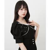 パールリボン リブ トップス 半袖 量産型 地雷系 夢展望 | DearMyLove | 詳細画像25