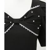 パールリボン リブ トップス 半袖 量産型 地雷系 夢展望 | DearMyLove | 詳細画像32