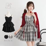 レースアップティアードキャミワンピース 量産型 地雷系 | DearMyLove | 詳細画像1