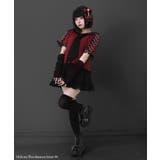 闇セーラー襟十字架スカーフチェーンストライプアームカバートップス 量産型 地雷系 | DearMyLove | 詳細画像6