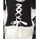 闇セーラー襟十字架スカーフチェーンストライプアームカバートップス 量産型 地雷系 | DearMyLove | 詳細画像25