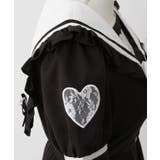 ハートレースリボンセーラーワンピース 量産型 地雷系 夢展望 | DearMyLove | 詳細画像26 