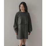 2wayニットカーデワンピースセット 韓国 夢展望 | 夢展望 | 詳細画像44 