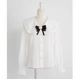 バラリボン付ガーリーブラウス【大きいサイズ有り】 量産型 地雷系 夢展望 | DearMyLove | 詳細画像13