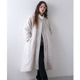 キルト切替スタンドロングコート 韓国 夢展望 | 夢展望 | 詳細画像2