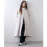 キルト切替スタンドロングコート 韓国 夢展望 | 夢展望 | 詳細画像7