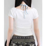 DOGプリントキャミ重ね風カットソートップス 韓国 夢展望 | 夢展望 | 詳細画像14