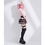 花柄レースティアードミニスカート【大きいサイズ有】 韓国 夢展望 | 夢展望 | 詳細画像14